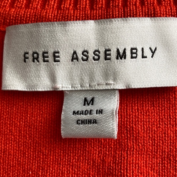 Vibrant Orange Cardigan Sweater - Picture 2 of 5